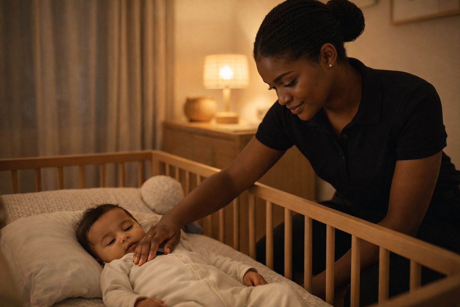 Nanny with child